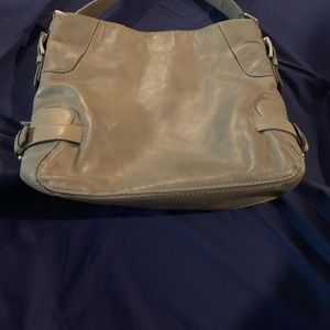 SOLD-Michael Kors gray handbag